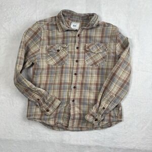Katin Long Sleeve Button Up Collared Flannel Shirt Women's Small